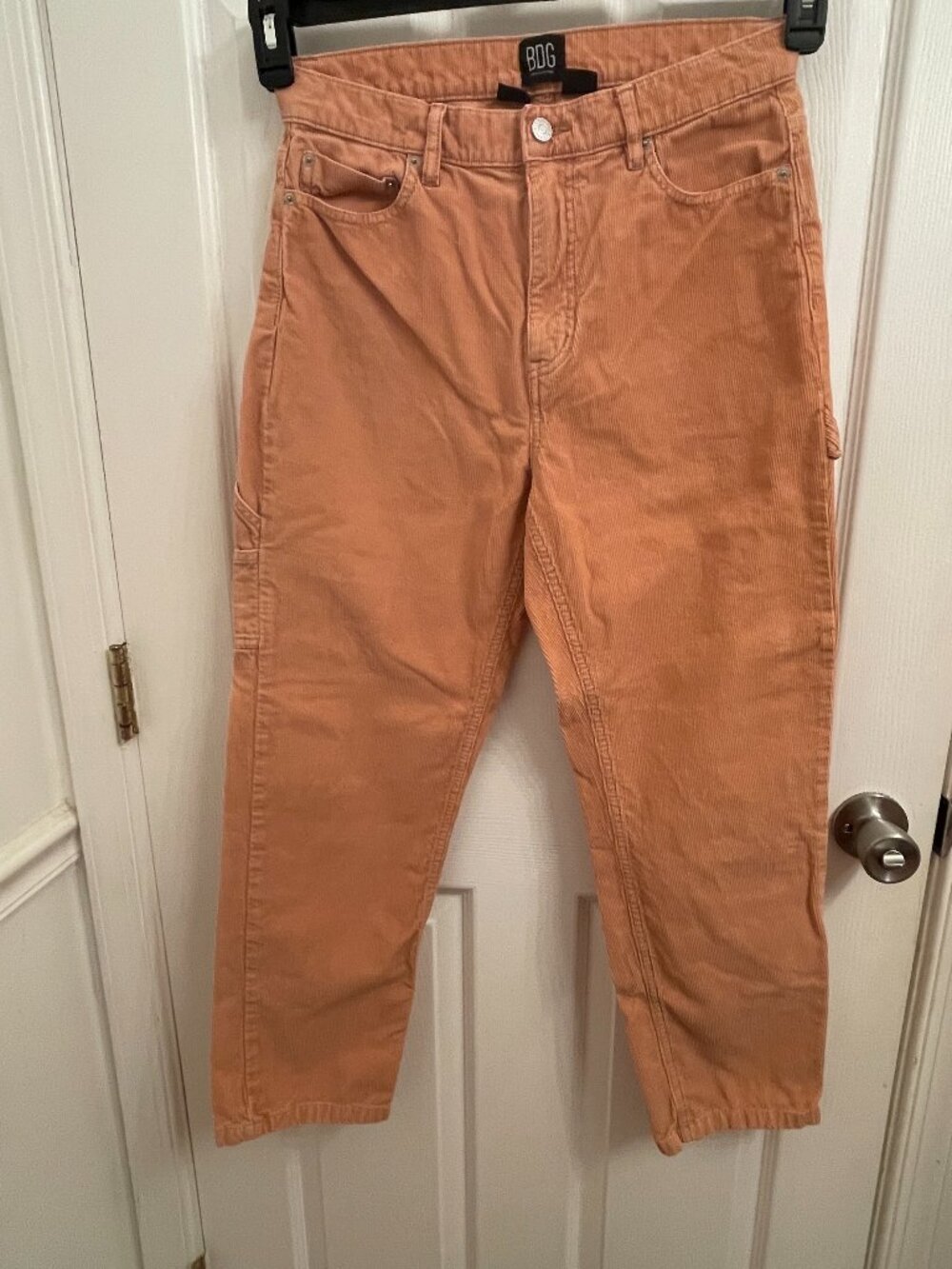 BDG Urban Outfitters Corduroy Carpenter High Rise Slim Straight Pants size 28